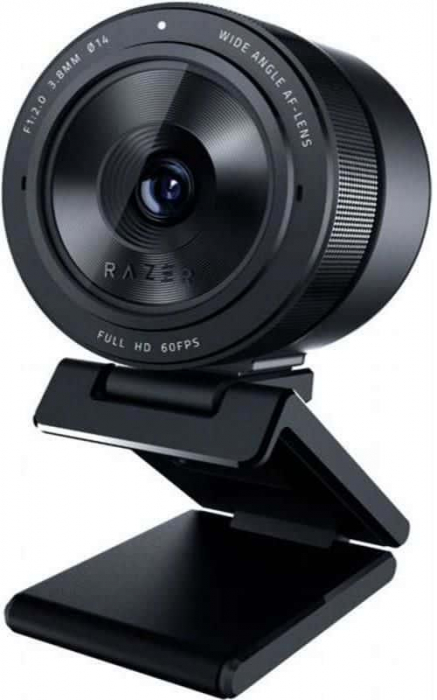 Webcam Razer Kiyo Pro USB WEB Camera Adaptive LED Light TECH SPECS VIDEO RESOLUTION 1080p 30FPS 720p 60FPS 480p 30FPS 360p 30FPS FIELD OF VIEW 81.6 IMAGE RESOLUTION 4 Megapixels STIL