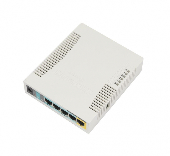 WIRELESS ACCESS POINT MIKROTIK RB951UI-2HND, 5xLAN Fast Ethernet ,1xUSB2.0, PASSIVE POE IN OUT