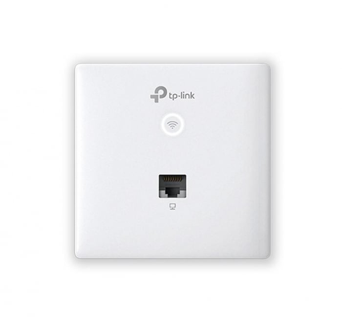 Wireless Access Point TP-Link EAP230-WALL, 1A 10 100 1000 Mbps Ethernet Port, 802.3af 802.3at PoE, 2 Dual-Band Antennas, 2.4 GHz: 2A 4 dBi, 5 GHz: 2A 3.6 dBi, Mounting: Wall Plate Mounting, Wireless S