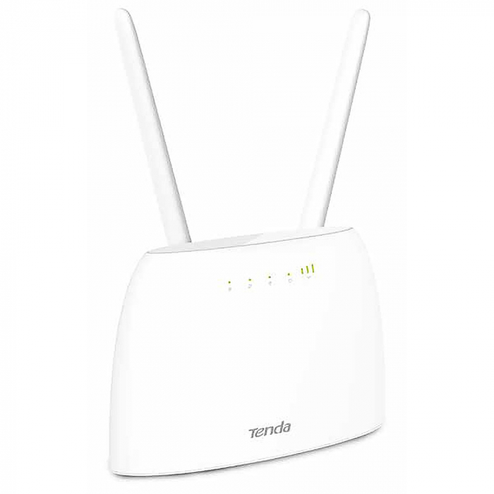 Wireless Router Tenda, 4G06C; N300 wireless LTE router, Fast Ethernet , Single-band (2.4 GHz) 4G 3G standards: FDD LTE,TDD-LTE,WCDMA, 4G Cartgory: LTE CAT4, Max 4G speed: DL:150Mbps, UL:50Mbps, Wi-Fi