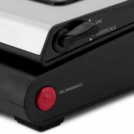 Aparat de vidat cu cantar Gastroback Design Advanced Scale 46012, Vidare umeda/uscata, 120 W, Cantar incorporat, Touch Screen, Argintiu [3]