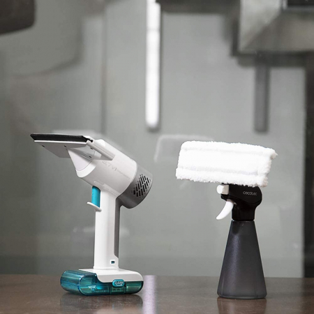 Aparat pentru curatat geamuri 3 in 1 Cecotec Conga Immortal Extreme 3,7V 5100, Sistem ExtremePower, Maner ergonomic, Autonomie 30 min, Alb [2]