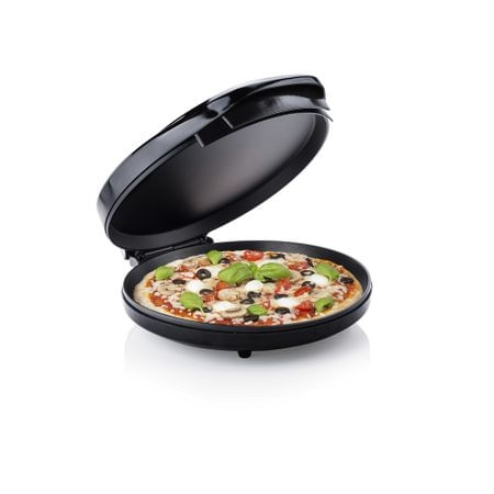 Resigilate - Aparat pentru preparat pizza Tristar PZ-2881, 1450 W, diametru 30 cm, prajeste legume, carne, termostat reglabil, negru
