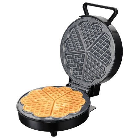 Aparate de preparat desert - RESIGILAT - Aparat pentru preparat vafe / gofre STARCREST WM-2022BK, 1200 W, 5 vafe, Termostat ajustabil, Indicator luminos, Negru