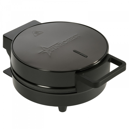 Aparat pentru preparat vafe STARCREST WM-1006X, 1200 W, 5 vafe, Placi antiaderente, Indicator luminos, Negru-Inox [0]