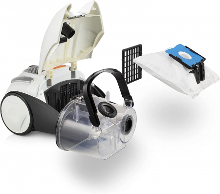 Aspirator hibrid Tristar SZ-1932 , 4.5 L, 700 W, 78 dB, Cablu 5 m, Filtru HEPA, Tub telescopic, Perie multifunctionala, Alb [1]