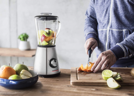 Blender de masa Gastroback 40897, Putere 500W, 2 trepte de viteza + impuls, Capacitate 1l, Baza anti-alunecare, Blocare de siguranta, Inox [2]