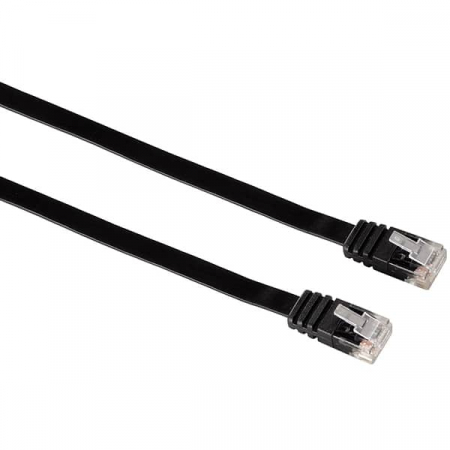 Periferice Diverse - Cablu de retea UTP CAT 5e HAMA 39608, 5m, negru
