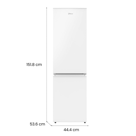 Combina frigorifica STARCREST SC-170WH-E, 170 L, Clasa E, Less Frost, Termostat reglabil, Iluminare LED, Picioare ajustabile, Usi reversibile, H 151.8 cm, Alb [10]