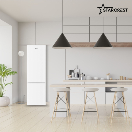 Combina frigorifica STARCREST SC-268WH-E, 268 L, Clasa E, Less Frost, Termostat reglabil, Iluminare LED, Picioare ajustabile, Usi reversibile, H 178 cm, Alb [7]