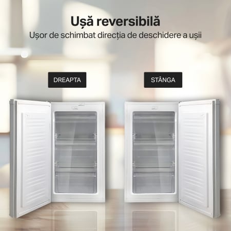 Congelator STARCREST SUF-63WH, Clasa E, Capacitate 63 L, 3 sertare, H 82.5 cm, Alb [7]