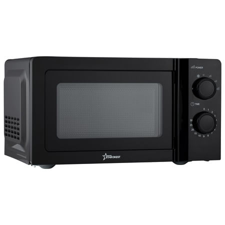 Cuptor cu microunde STARCREST SMW-2012BK, 700W, Capacitate 20 L, Control mecanic, 6 Trepte de putere, Negru [4]
