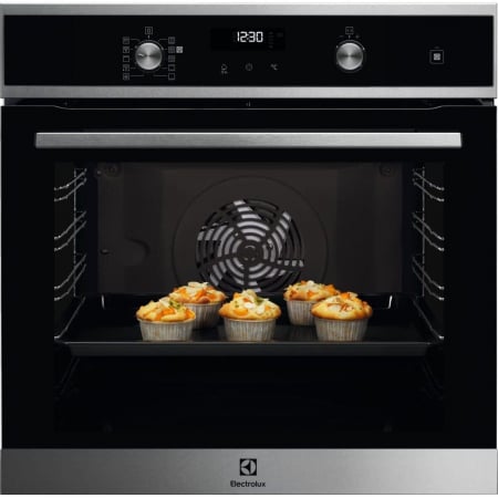 Resigilate - Cuptor Incorporabil Electrolux EOD5C71X SteamBake, Electric, Clasa A+, Capacitate 72 L, Inox-Negru