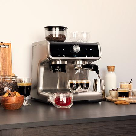 Espressor Cecotec 1589, 1550W, 1.7 L ,Inox/Negru [5]