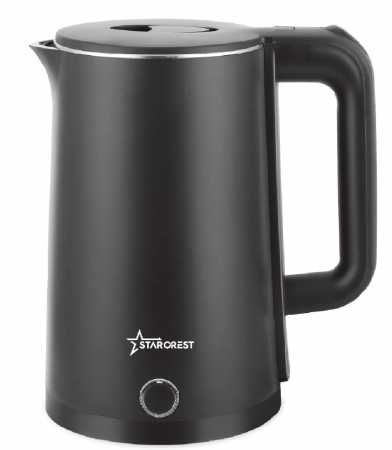 Resigilate - RESIGILAT - Fierbator STARCREST SK-3218BK, 1500 W, Capacitate 1.8 L, Oprire automata, Negru