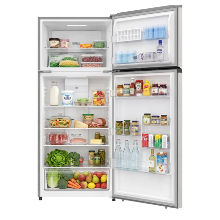 Frigider cu doua usi STARCREST SF-497NF-IX, 497 L, Full NoFrost, Compresor Inverter, Clasa E, Display, Functie super racire, Blocare acces copii, H 175 cm, Inox [1]