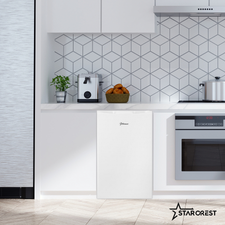 Frigider cu o usa STARCREST SF-85WH, Clasa A+, Capacitate 85L, Iluminare interioara, Compartiment gheata, H 82 cm, Alb [4]