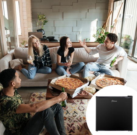 Frigider minibar STARCREST SMB-46BKE, 46 l, Clasa E, H 49.5 cm, Negru [3]