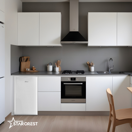 Frigider - Racitor cu o usa STARCREST SFL-92WHE, Clasa F, Capacitate 92L, Iluminare interioara, H 83 cm, Alb [5]