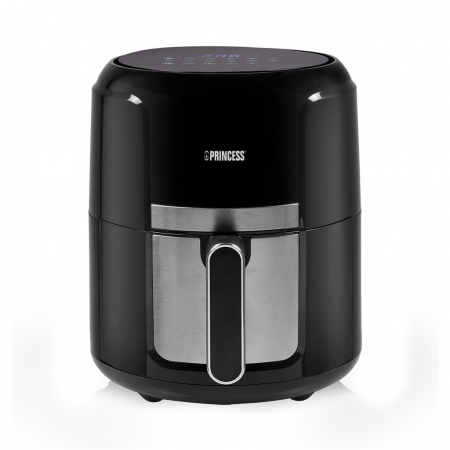 Friteuza Digitala cu aer cald Princess 183008, 1300W, 3.8L, 80 - 200 °C, temporizator, functii prajire, coacere, reincalzire, Negru [2]