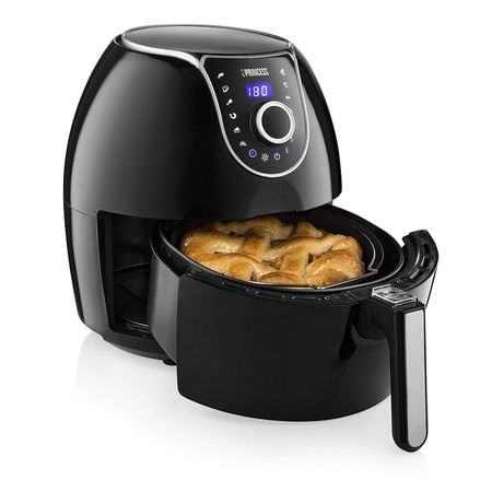 Friteuza digitala cu aer cald XXL Princess 182055, 1700 W, 5.2 litri, termostat reglabil 80 - 200°, Functii prajire, coacere, reincalzire, Negru [4]
