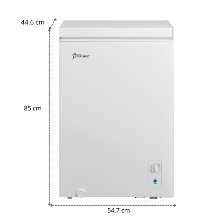 RESIGILAT - Lada frigorifica STARCREST SCF-99WHE, Clasa E, Capacitate 99L, Sistem convertibil - functie frigider, Termostat reglabil, Alb [3]