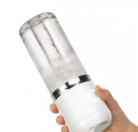 RESIGILAT - Mini Blender Portabil STARCREST SB-GN04WH,  Multifunctional, Auto-curatare, Capacitate 380ml, 4 Lame 3D, Putere 18.000 rpm, Alb [2]