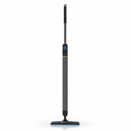 Mopuri electrice cu abur - Mop electric STARCREST AquaFlow SMP-2600SV, fara fir, rezervoare separate apa curata/murdara, autonomie pana la 180 min, articulatie flexibila 360°/180°, pentru parchet si gresie, 3.6 V, Gri