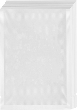 Pungi profesionale pentru vidat STARCREST, 50 bucati, 20x30 cm, rezistente, reutilizabile, sous vide, lavabile in masina de spalat, fara BPA, transparent [3]