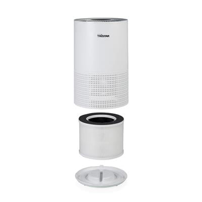 Purificator de aer Tristar AP-4787, 3 setari filtrare, filtrul H13 HEPA, 52 db, protectie supraincalzire, cronometru, 60 m³, Alb [2]