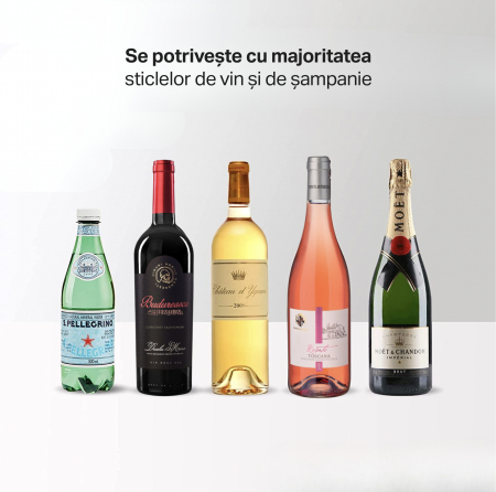 Racitor pentru vin STARCREST SWN-1BT, capacitate 1 sticla, temperatura reglabila 5-15°C, display LED, control touch, otel, Negru [5]