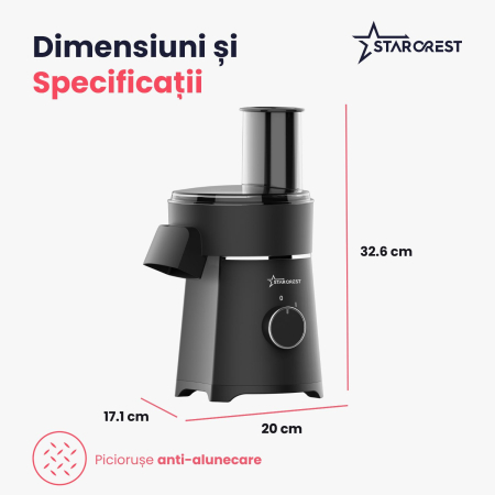 Razatoare electrica STARCREST SEG-200BK, 200 W, 7 moduri de taiere, Negru [6]
