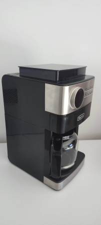 RESIGILAT - Cafetiera HIPRESSO DCM2101, râșniță incorporată, capacitate râșnire 200g, măcinare fina, măcinare grosieră, rezervor de apa detașabil 1,5 L, 900 W, Negru [2]