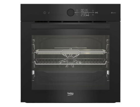 Masini de spalat rufe standard - Cuptor incorporabil BEKO BBIMA17410BMPW, Electric, 72 l, Autocuratare pirolitica, AirFry, AEROperfect, SteamShine Cleaning, Wi-Fi, Booster, LED display touch control, Clasa A+, Negru