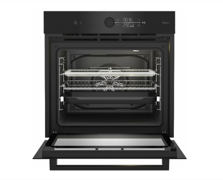 Frigidere cu o usa - Cuptor incorporabil BEKO BBIMA17410BMPW, Electric, 72 l, Autocuratare pirolitica, AirFry, AEROperfect, SteamShine Cleaning, Wi-Fi, Booster, LED display touch control, Clasa A+, Negru