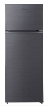 Frigidere cu doua usi - RESIGILAT - Frigider cu 2 usi STARCREST SF-210DX-E, 210 L, Clasa E, Iluminare LED, Termostat Ajustabil, Usi reversibile, H 143 cm, Inox Negru