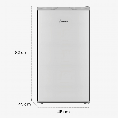 Frigider cu o usa STARCREST SF-85SL-E, Clasa E, Capacitate 85L, Iluminare interioara, Compartiment gheata, H 82 cm, Gri [8]