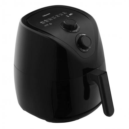 Friteuze - Friteuza fara ulei XXL Tristar FR-6973PB, 4.5 litri, 1500 W, termostat variabil 80 - 200°, temporizator, functii prajire, coacere, reincalzire, Negru