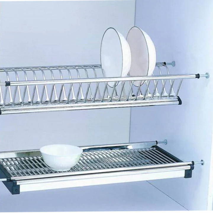 Obiecte sanitare - Scurgator, picurator vase, din otel inoxidabil, pentru latime exterioara corp 500 mm
