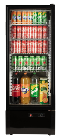 Vitrine frigorifice - Vitrina frigorifica profesionala STARCREST SPS-211WH, 218 L, Termostat reglabil, Iluminare LED, H 141 cm, Alb