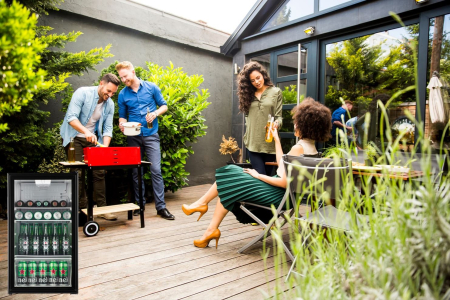 Vitrina frigorifica STARCREST SBC-92BKE, 92 L, Control temperatura, Usa sticla, H 83.2 cm, Negru [10]