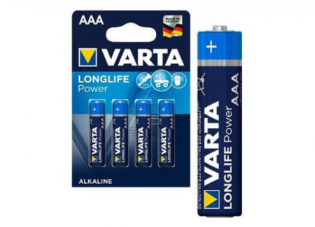 TV, Electronice & Gaming - Set 4 baterii AAA, Alkaline, 1.5 V, Varta