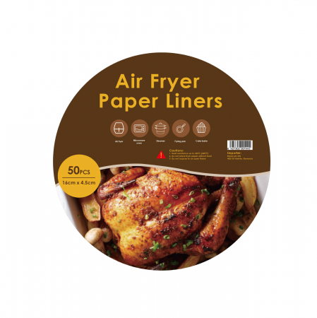 Set 50 hartii de copt pentru friteuza Unica folosinta 16x20x4.5 cm Maro [1]