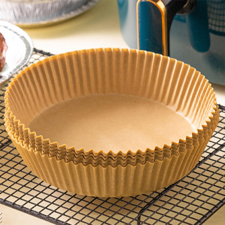 Set 50 hartii de copt pentru friteuza Unica folosinta 16x20x4.5 cm Maro [3]