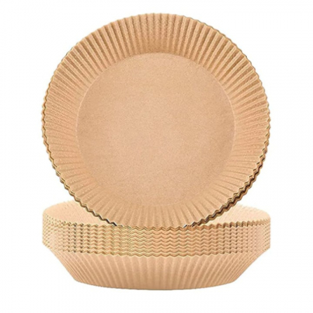Accesorii - Set 50 hartii de copt pentru friteuza Unica folosinta 16x20x4.5 cm, Maro - STARCREST