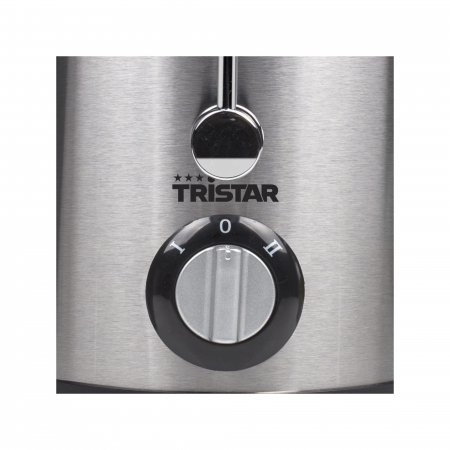 Storcator de fructe si legume Tristar SC-2284, 400 W, 2 viteze, silentios 78dB, sistem antipicurare, recipient suc, rezervor pulpa, otel inoxidabil [4]