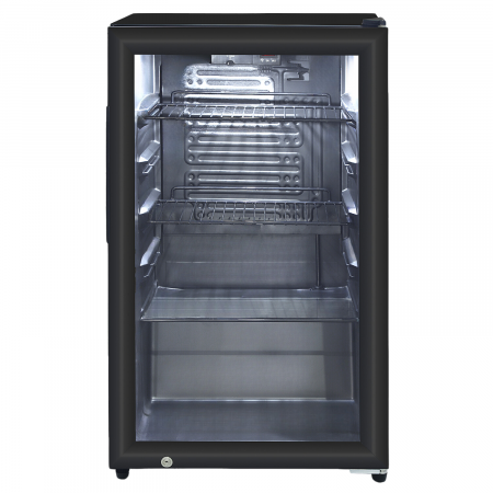 Electrocasnice Mari - Vitrina frigorifica profesionala STARCREST SBC-109BK, 109 L, Termostat reglabil, Iluminare LED, H 84 cm, Negru