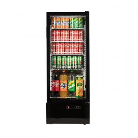 Electrocasnice Mari - Vitrina frigorifica profesionala STARCREST SPS-211WH, 218 L, Termostat reglabil, Iluminare LED, H 141 cm, Alb