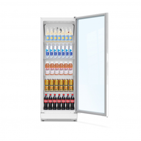 Vitrina frigorifica profesionala STARCREST SPS-300WH, 300 L, Termostat reglabil, Iluminare LED, H 169.5 cm, Alb [8]