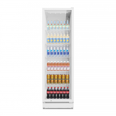 Electrocasnice Mari - Vitrina frigorifica profesionala STARCREST SPS-351WH, 350 L, Termostat reglabil, Iluminare LED, H 194.5 cm, Alb